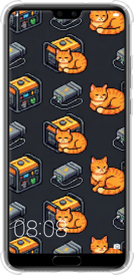 Силикон с усиленными углами чехол Autonomous Zone для Huawei P20 - 6771sp-1396 изображение 