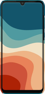 3D пластиковий матовий чехол У стилі ретро з хвилями для Huawei P30 Lite - 6531m-1651 изображение 