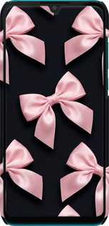3D пластиковый матовый чехол Coquette Ribbons Dark Coquette для Huawei P30 Lite - 6767m-1651 изображение 