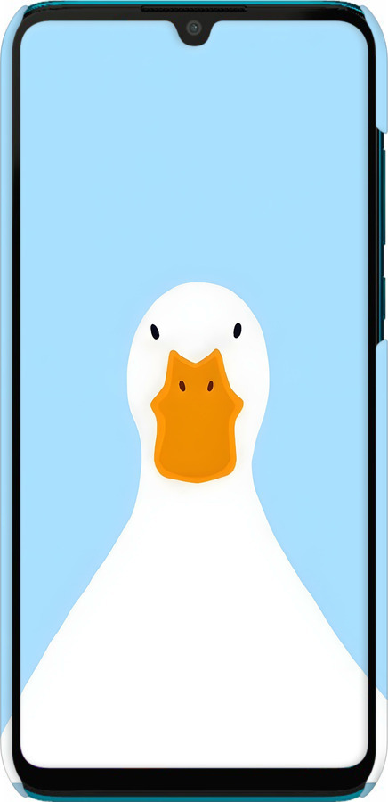 3D пластиковый матовый чехол Гусь для Huawei P30 Lite - 6350m-1651 изображение 