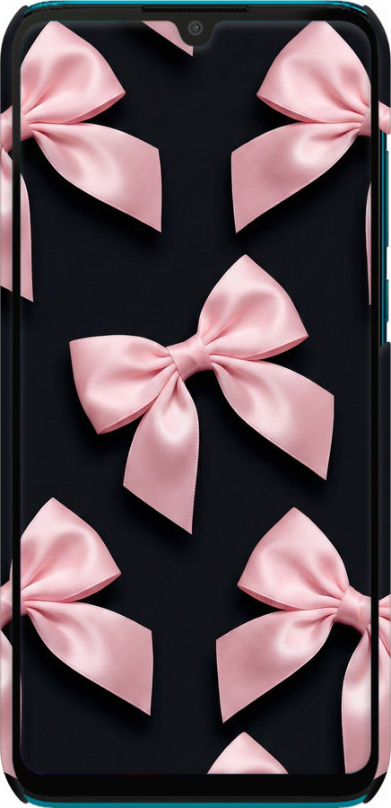 3D пластиковый матовый чехол Coquette Ribbons Dark Coquette для Huawei P30 Lite - 6767m-1651 изображение 