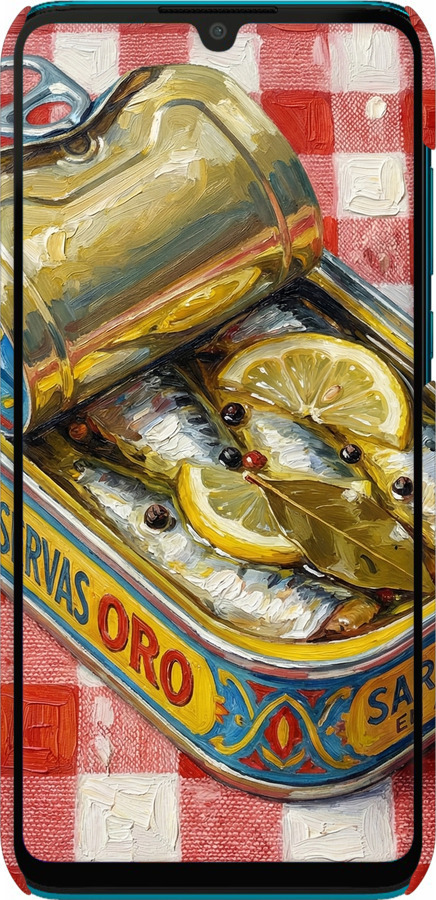 3D пластиковый матовый чехол Vintage Sardine Tin Phone для Huawei P30 Lite - 6772m-1651 изображение 