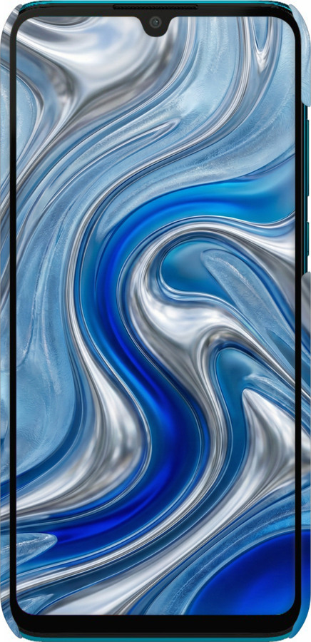3D пластиковый матовый чехол Liquid Chrome для Huawei P30 Lite - 6781m-1651 изображение 