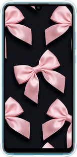 Силіконовий протиударний с посиленими кутами чехол Coquette Ribbons Dark Coquette для Huawei P30 Lite - 6767sp-1651 изображение 