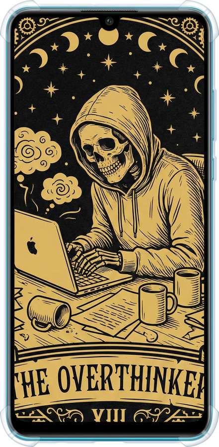 Силикон с усиленными углами чехол The Overthinker для Huawei P30 Lite - 6774sp-1651 изображение 