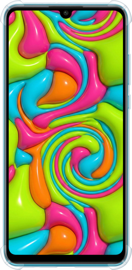 Силіконовий протиударний с посиленими кутами чехол Y2K Jelly Dream для Huawei P30 Lite - 6780sp-1651 изображение 