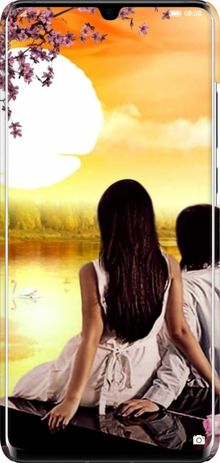 3D пластиковий матовий чехол Sunset для Huawei P30 Pro - 6607m-1621 изображение 