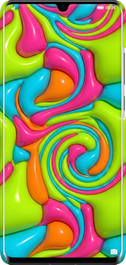 3D пластиковый матовый чехол Y2K Jelly Dream для Huawei P30 Pro - 6780m-1621 изображение 