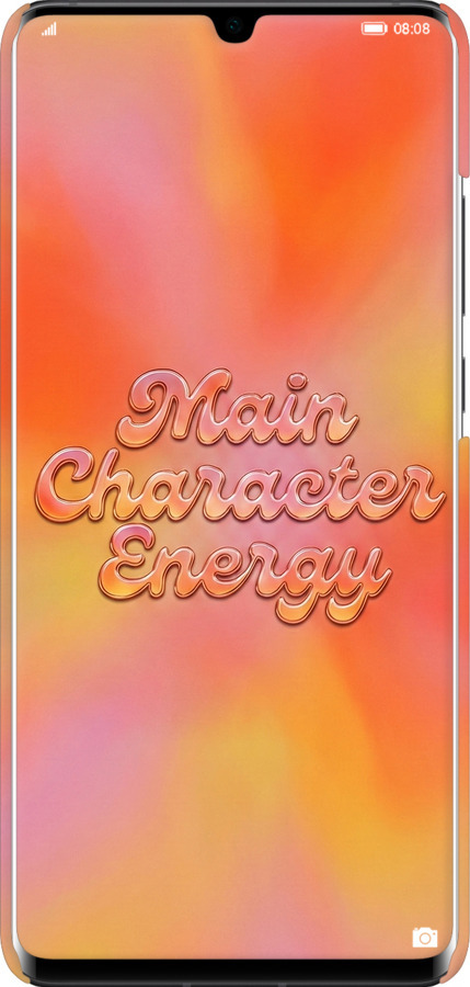 3D пластиковый матовый чехол Aura Gradient Main Character Energy Aesthetic Y2K для Huawei P30 Pro - 6783m-1621 изображение 