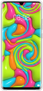 Силикон с усиленными углами чехол Y2K Jelly Dream для Huawei P30 Pro - 6780sp-1621 изображение 