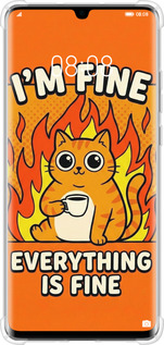 Силіконовий протиударний с посиленими кутами чехол Funny Cat для Huawei P30 Pro - 6786sp-1621 изображение 