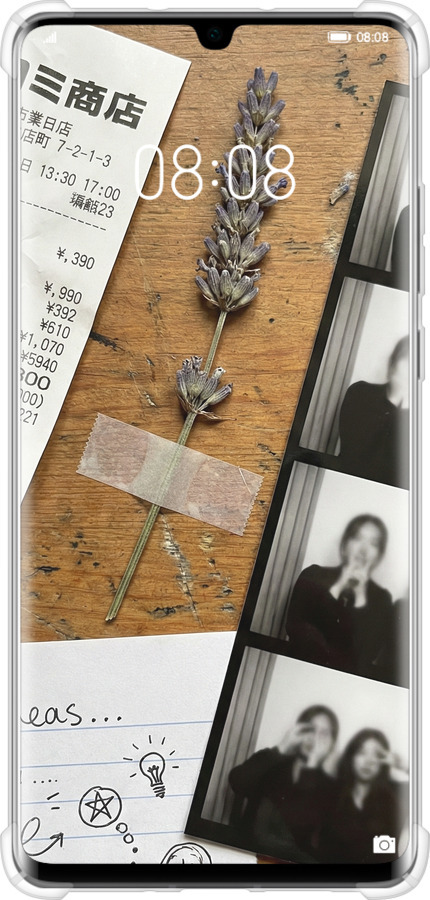 Силіконовий протиударний с посиленими кутами чехол Aesthetic Scrapbook Collage для Huawei P30 Pro - 6773sp-1621 изображение 