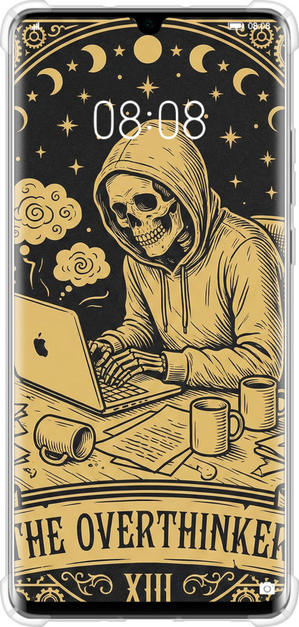 Силикон с усиленными углами чехол The Overthinker для Huawei P30 Pro - 6774sp-1621 изображение 