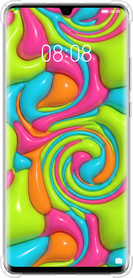 Силикон с усиленными углами чехол Y2K Jelly Dream для Huawei P30 Pro - 6780sp-1621 изображение 