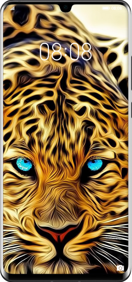 2D пластиковый чехол Леопард для Huawei P30 Pro - 6611t-1621 изображение 