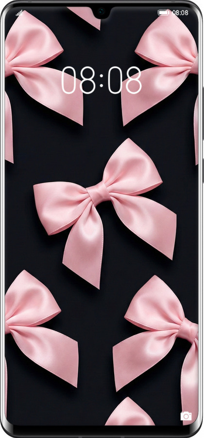 2D пластиковый чехол Coquette Ribbons Dark Coquette для Huawei P30 Pro - 6767t-1621 изображение 