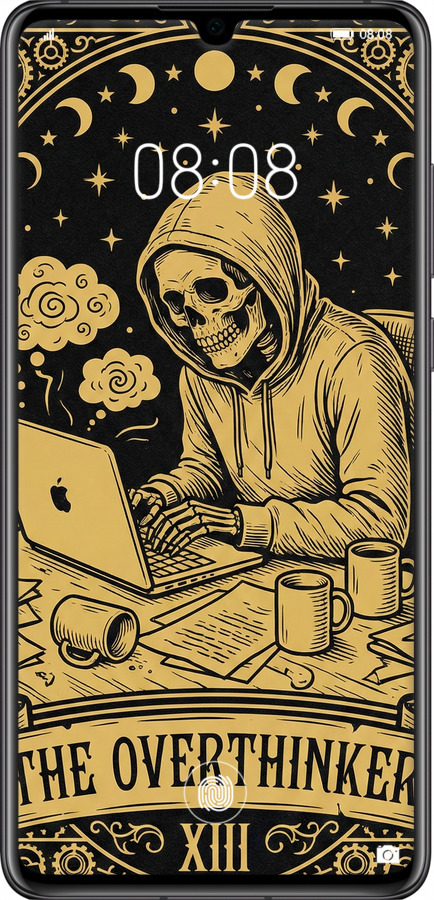 TPU чехол The Overthinker для Huawei P30 - 6774b-1622 изображение 