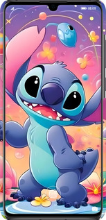 3D пластиковий матовий чехол Стич 2 для Huawei P30 - 6371m-1622 изображение 