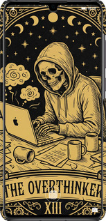 3D пластиковый матовый чехол The Overthinker для Huawei P30 - 6774m-1622 изображение 