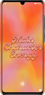 3D пластиковый матовый чехол Aura Gradient Main Character Energy Aesthetic Y2K для Huawei P30 - 6783m-1622 изображение 