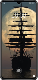 Силиконовый чехол Корабль для Huawei P30 - 5998u-1622 изображение 