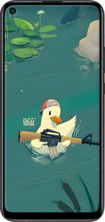 TPU чехол Каченя з автоматом для Huawei P40 Lite E - 6356b-1875 изображение 