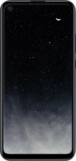 TPU чехол Голубые облака, Голубая луна для Huawei P40 Lite E - 6396b-1875 изображение 