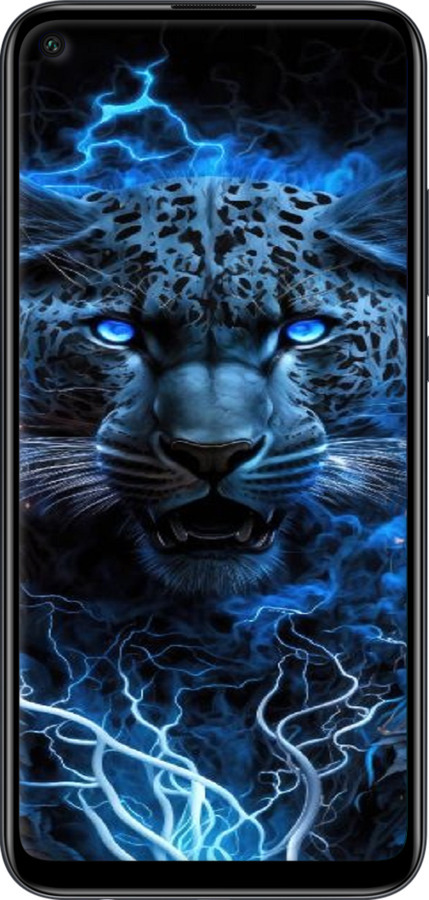 TPU чехол Крижаний леопард для Huawei P40 Lite E - 6460b-1875 изображение 