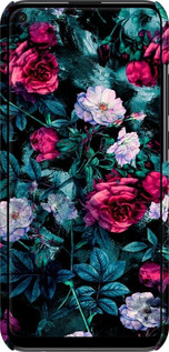 3D пластиковий матовий чехол Сад та троянди для Huawei P40 Lite E - 6483m-1875 изображение 