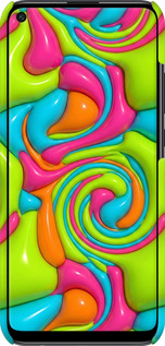 3D пластиковий матовий чехол Y2K Jelly Dream для Huawei P40 Lite E - 6780m-1875 изображение 