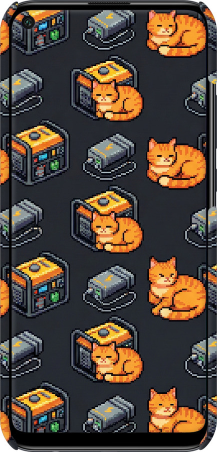 3D пластиковый матовый чехол Autonomous Zone для Huawei P40 Lite E - 6771m-1875 изображение 