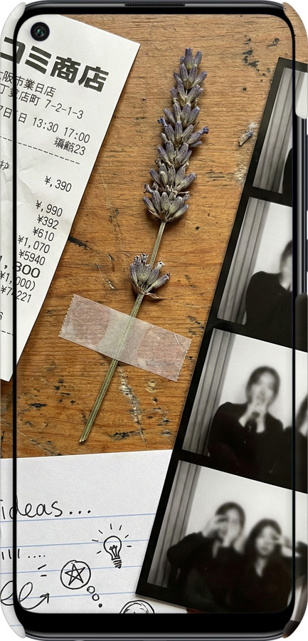 3D пластиковий матовий чехол Aesthetic Scrapbook Collage для Huawei P40 Lite E - 6773m-1875 изображение 