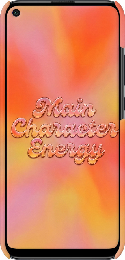 3D пластиковый матовый чехол Aura Gradient Main Character Energy Aesthetic Y2K для Huawei P40 Lite E - 6783m-1875 изображение 
