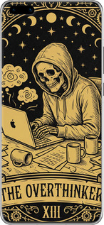 Силиконовый чехол The Overthinker для Huawei P40 Pro Plus - 6774u-1917 изображение 