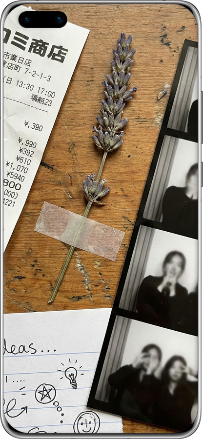 Силіконовий чехол Aesthetic Scrapbook Collage для Huawei P40 Pro - 6773u-1839 изображение 