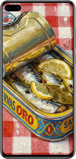 Силиконовый чехол Vintage Sardine Tin Phone для Huawei P40 - 6772u-1840 изображение 