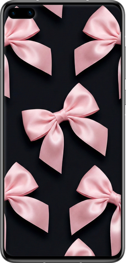 Силиконовый чехол Coquette Ribbons Dark Coquette для Huawei P40 - 6767u-1840 изображение 