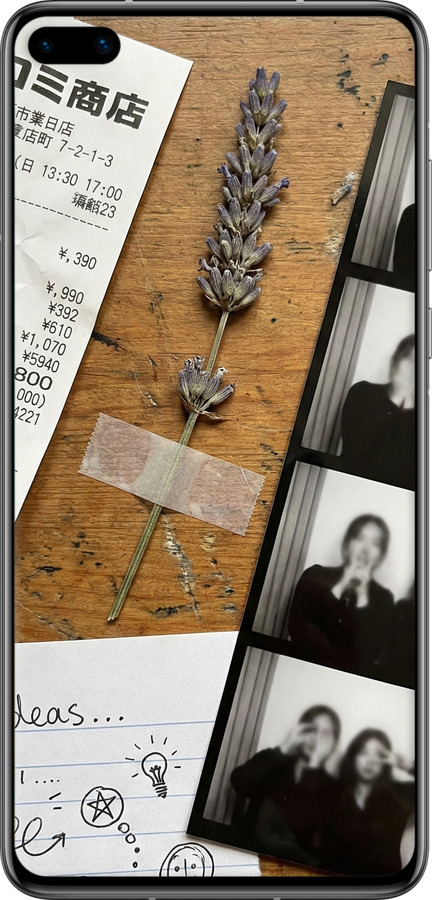 Силиконовый чехол Aesthetic Scrapbook Collage для Huawei P40 - 6773u-1840 изображение 