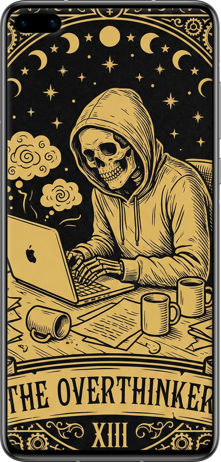 Силиконовый чехол The Overthinker для Huawei P40 - 6774u-1840 изображение 