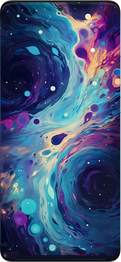 Силиконовый чехол Арт акварель для Huawei P50 - 6329u-2292 изображение 