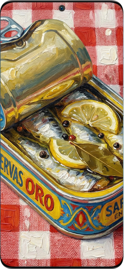 Силиконовый чехол Vintage Sardine Tin Phone для Huawei P50 - 6772u-2292 изображение 