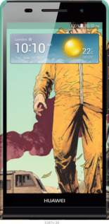 3D пластиковый глянцевый чехол № 5387 для Huawei Ascend P6 - 5387c-39 изображение 