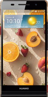 3D пластиковий глянцевий чехол Фрукти 3 для Huawei Ascend P6 - 6703c-39 изображение 