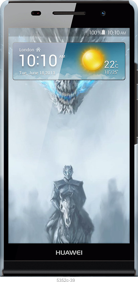 3D пластиковый глянцевый чехол № 5352 для Huawei Ascend P6 - 5352c-39 изображение 