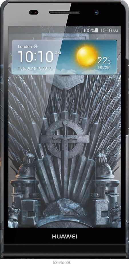 3D пластиковый глянцевый чехол № 5354 для Huawei Ascend P6 - 5354c-39 изображение 