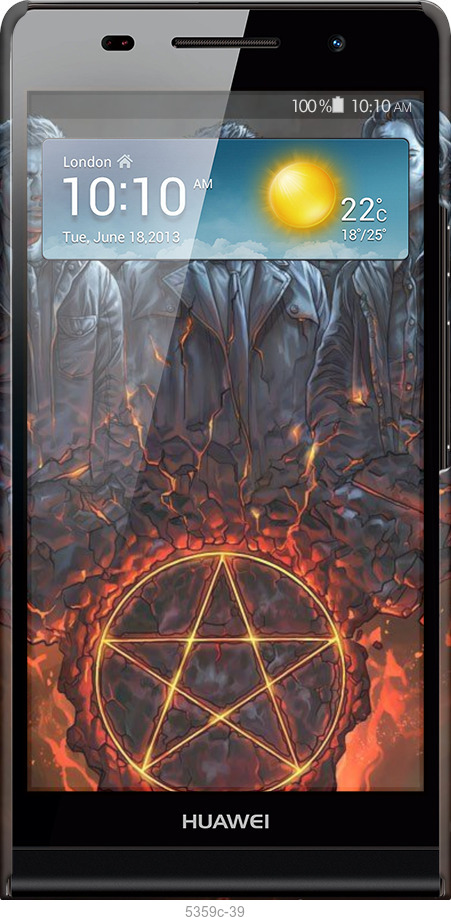 3D пластиковий глянцевий чехол № 5359 для Huawei Ascend P6 - 5359c-39 изображение 