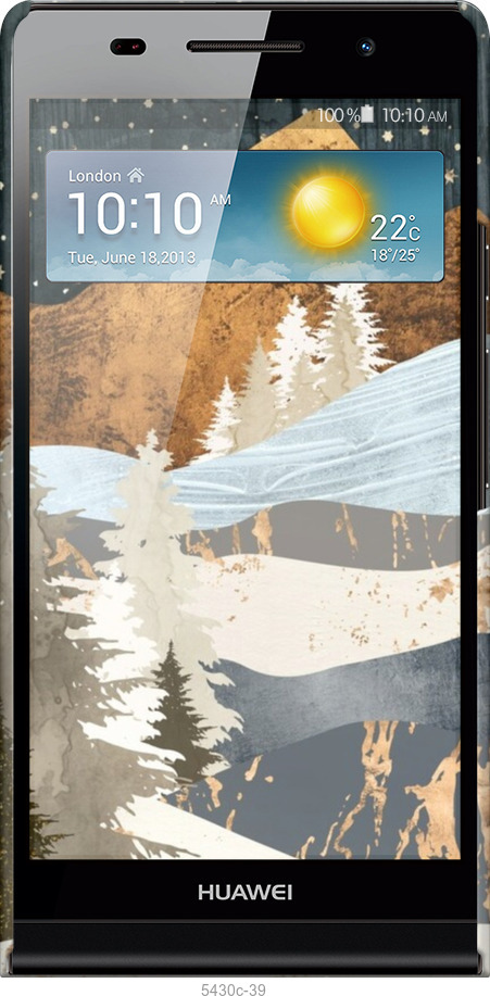 3D пластиковий глянцевий чехол № 5430 для Huawei Ascend P6 - 5430c-39 изображение 