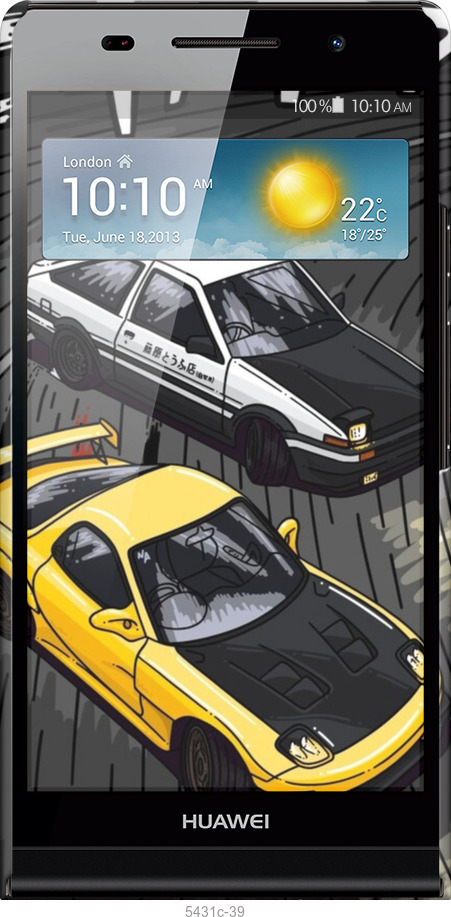 3D пластиковий глянцевий чехол № 5431 для Huawei Ascend P6 - 5431c-39 изображение 