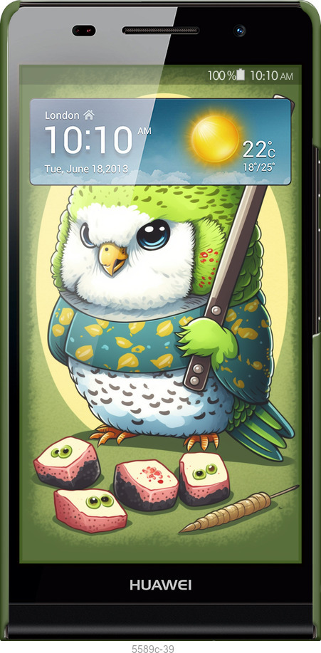 3D пластиковий глянцевий чехол № 5589 для Huawei Ascend P6 - 5589c-39 изображение 