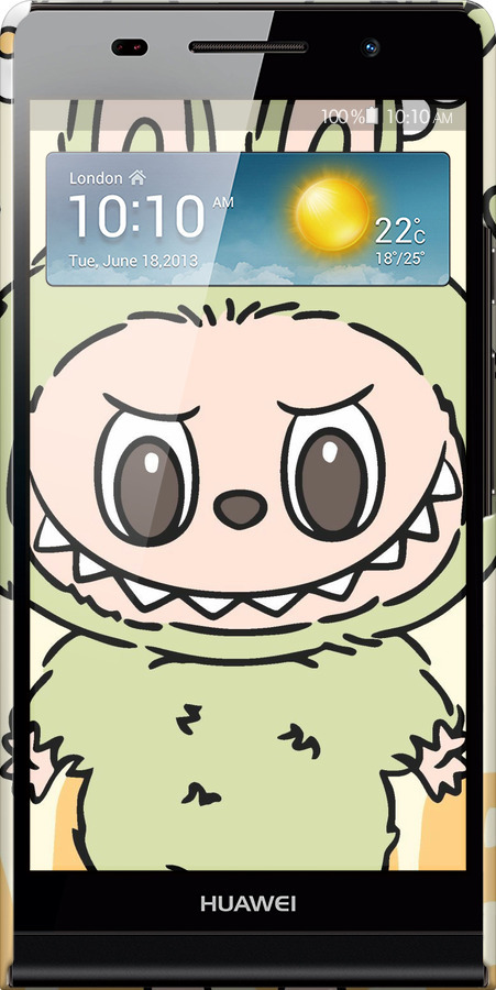 3D пластиковий глянцевий чехол № 6736 для Huawei Ascend P6 - 6736c-39 изображение 